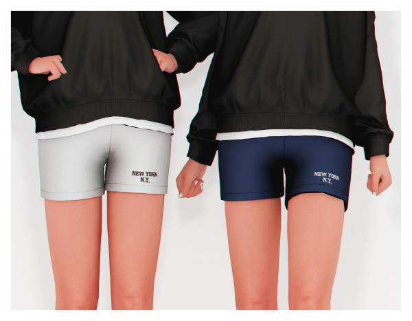 Alpha Dice Shorts by plbsims - The Sims 4 Custom Content
