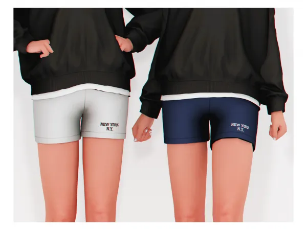 Alpha Dice Shorts - The Sims 4 Custom Content