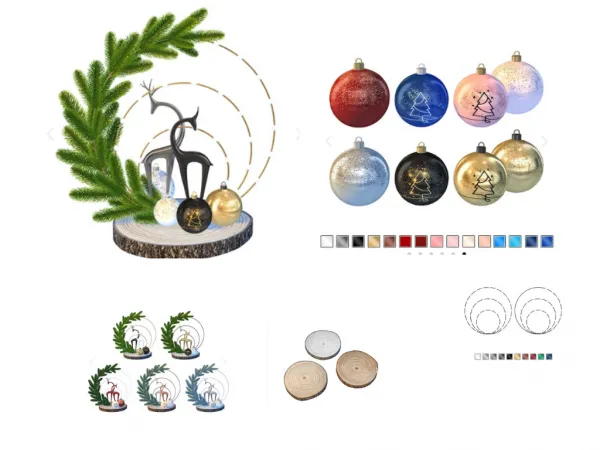 Alpha Christmas 2021 by simsfinds - The Sims 4 Custom Content