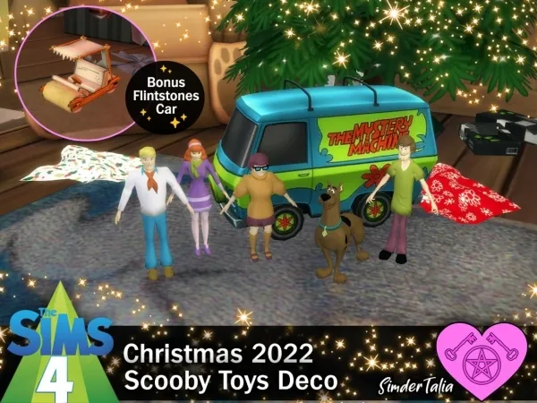 Maxis Match Christmas 2022 Scooby Toys Deco - The Sims 4 Custom Content