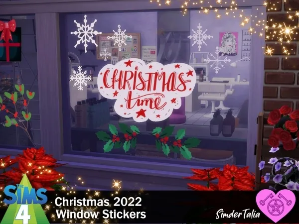Christmas 2022 Window Stickers