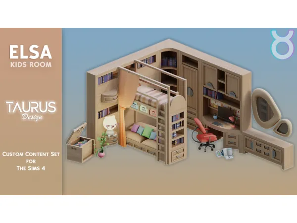 Elsa Kids Room Overview by Taurus Design
