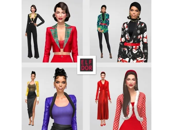 Alpha December Collection 3 - The Sims 4 Custom Content