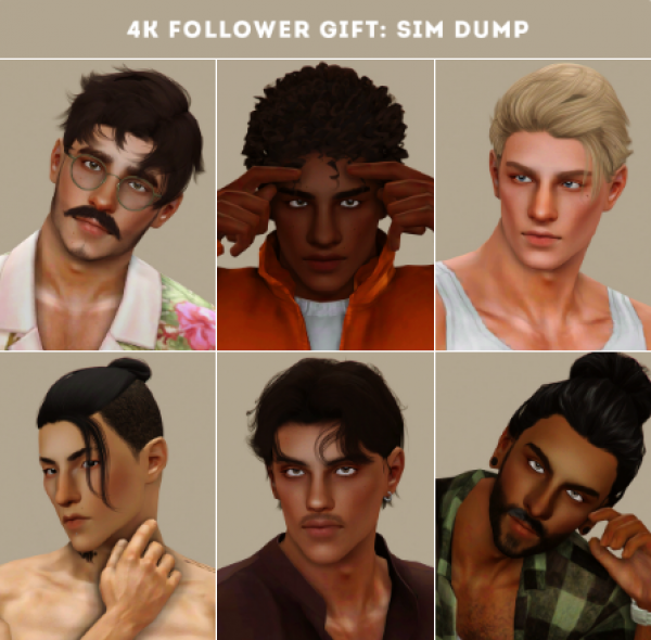 Sim Dump Males by simsfinds - The Sims 3 Custom Content
