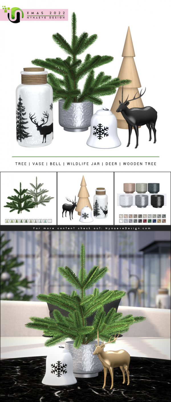 Alpha Christmas 2022 Part 2 by simsfinds - The Sims 4 Custom Content