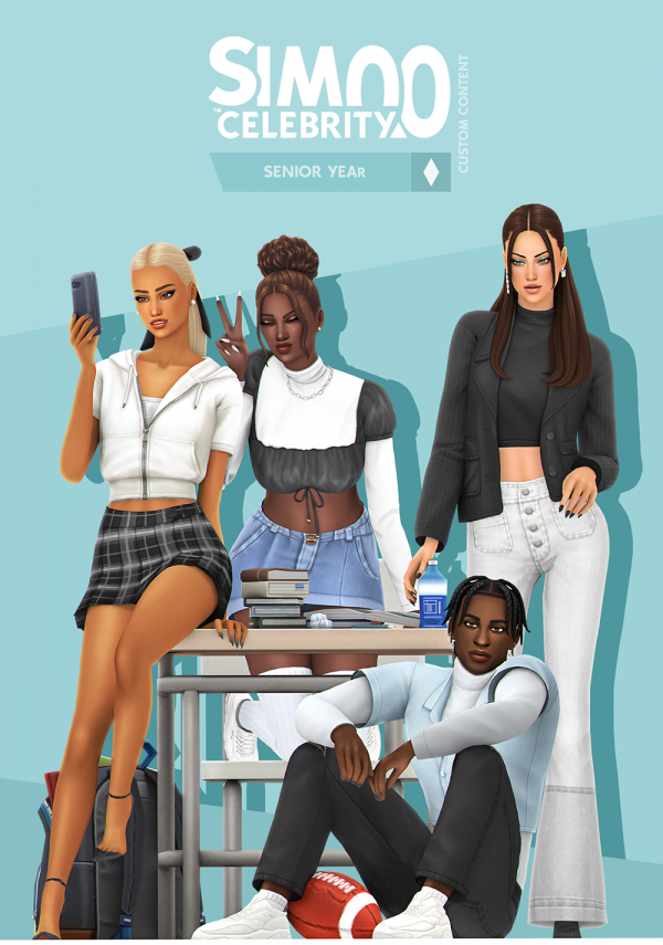Maxis Match Senior Year Pack by simsfinds - The Sims 4 Custom Content