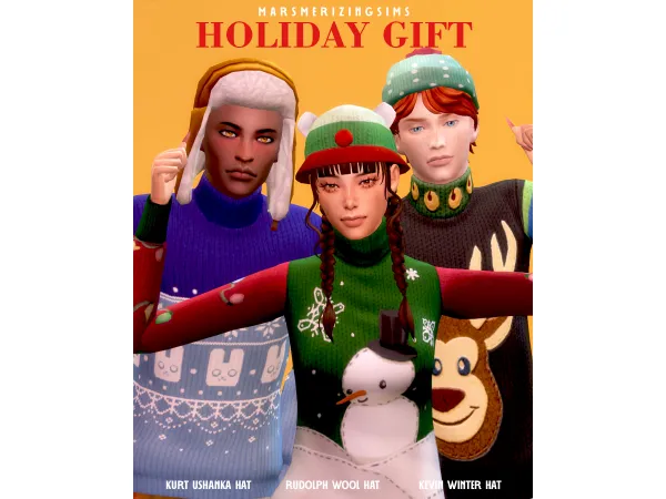 Maxis Match Winter Holiday Gift by marsmerizingsims - The Sims 4 Custom Content