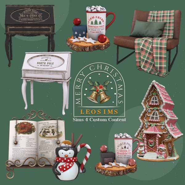 Alpha Merry Christmas 2023 by leosims4cc - The Sims 4 Custom Content