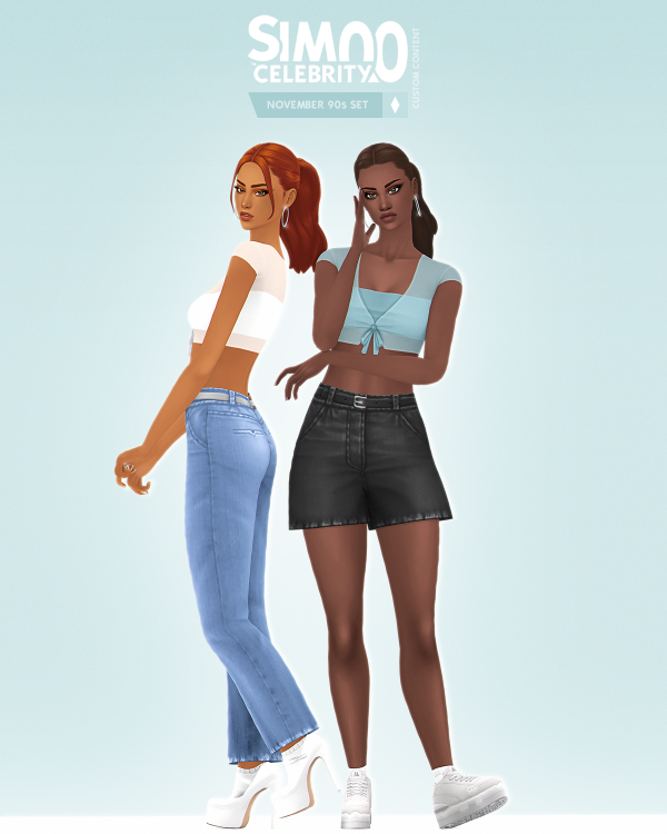 Maxis Match November 90s Set by simsfinds - The Sims 4 Custom Content