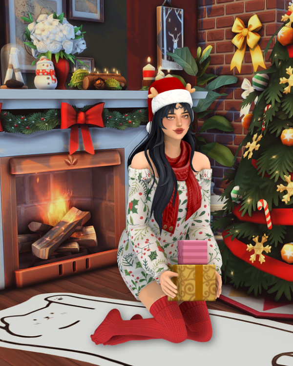 Maxis Match 2022 Christmas GIFT (2 items) by simsfinds - The Sims 4 Custom Content