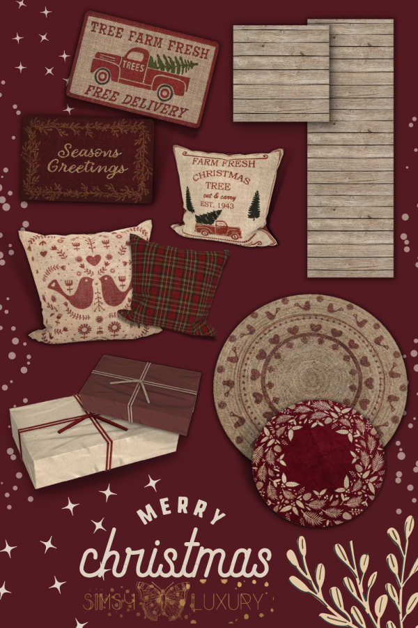 Alpha 2022 Christmas Collab SimPearls Advent Calendar by simsfinds - The Sims 4 Custom Content