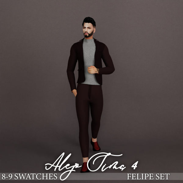 Alpha Felipe set by simsfinds - The Sims 4 Custom Content