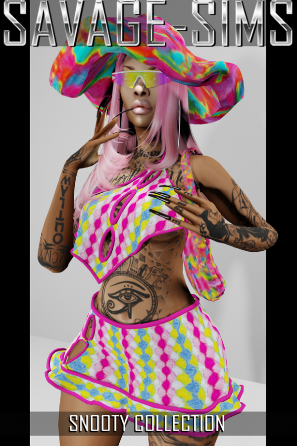 Alpha SNOOTY COLLECTION by simsfinds - The Sims 4 Custom Content