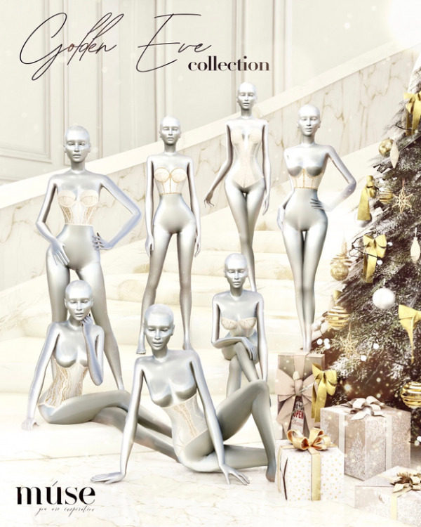 Alpha The Golden Eve collection by simsfinds - The Sims 4 Custom Content