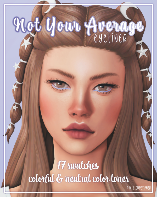 Maxis Match Not Your Average Eyeliner by simsfinds - The Sims 4 Custom Content