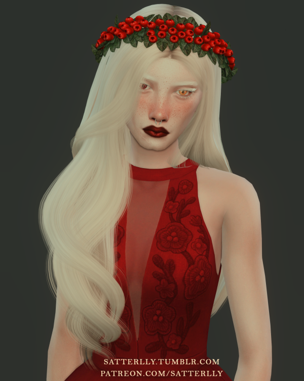 Mix Wild berries crown 1 by simsfinds - The Sims 4 Custom Content