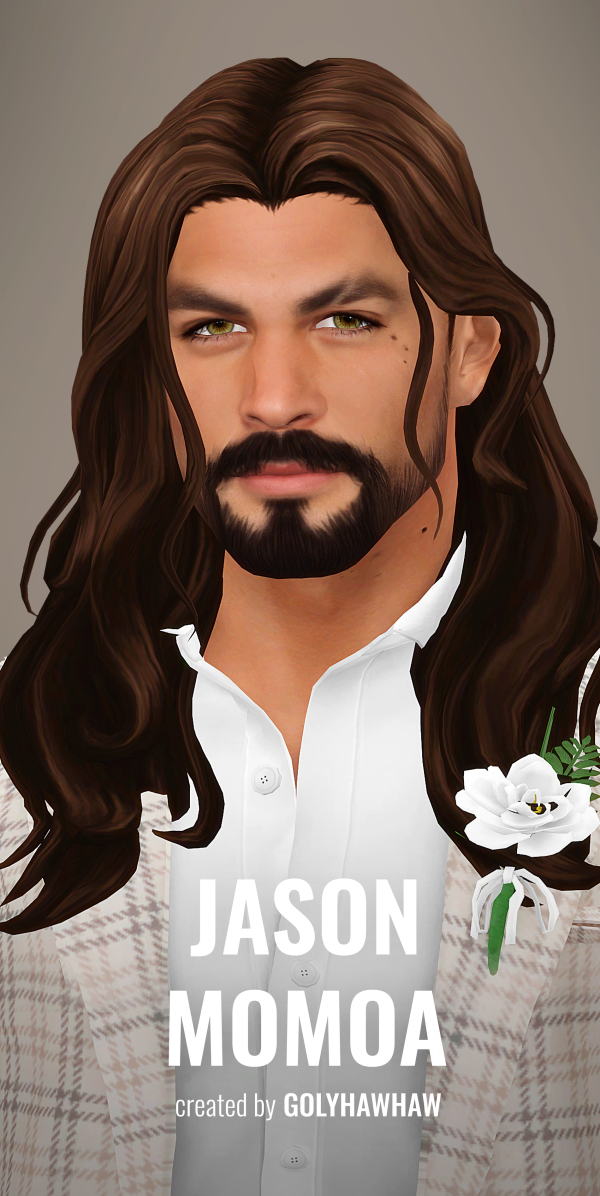Mix JASON MOMOA SIM SKIN by simsfinds - The Sims 4 Custom Content