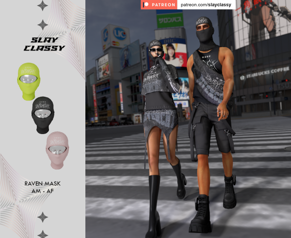 Alpha SC147 RAVEN BUFF by slayclassy - The Sims 4 Custom Content