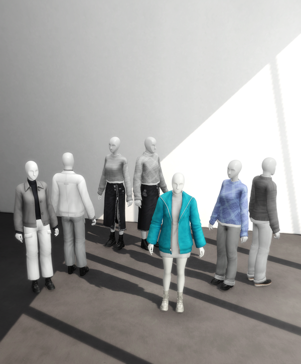 Maxis Match Winter City by simsfinds - The Sims 4 Custom Content