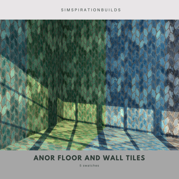 Alpha Anor Tile Set by simsfinds - The Sims 4 Custom Content