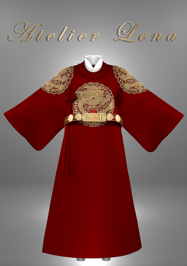 Alpha [Atelier Lena] New Gonryongpo Robe (FM) by simsfinds - The Sims 4 Custom Content