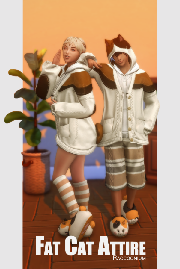 Maxis Match Fat cat attire by simsfinds - The Sims 4 Custom Content