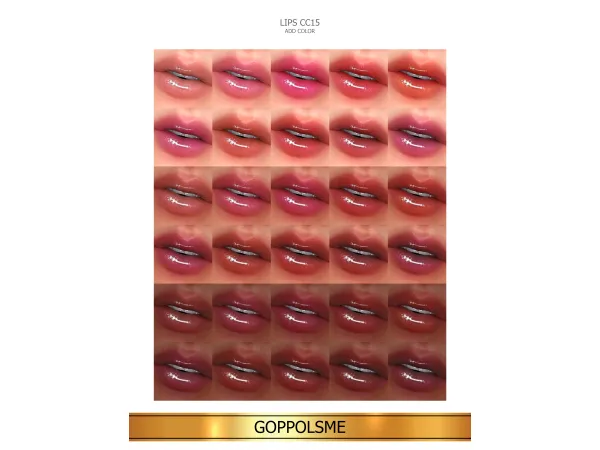GPME-GOLD Lips CC15 - Add Color by GoppolsMe