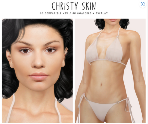 Alpha Christy Skin Sim by thisisthem - The Sims 4 Custom Content