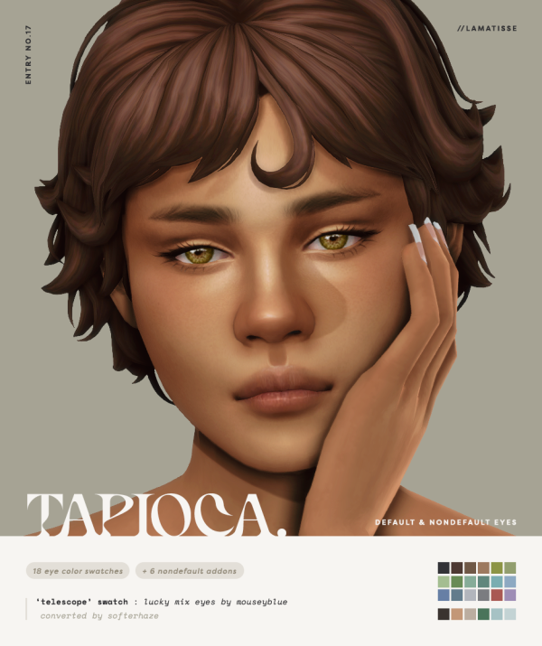 Mix tapioca default nondefault eyes by simsfinds - The Sims 4 Custom Content