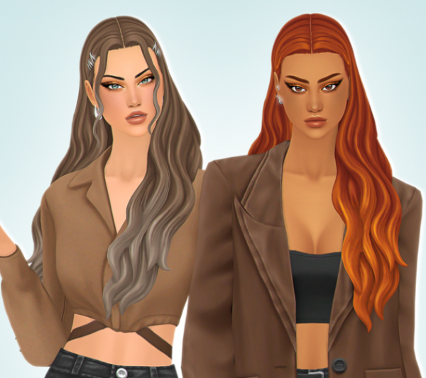 Maxis Match New Years Hair Set by simsfinds - The Sims 4 Custom Content