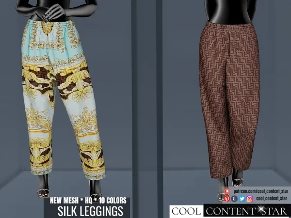 Alpha Silk Leggings cool_content_star by cool_content_star - The Sims 4 Custom Content