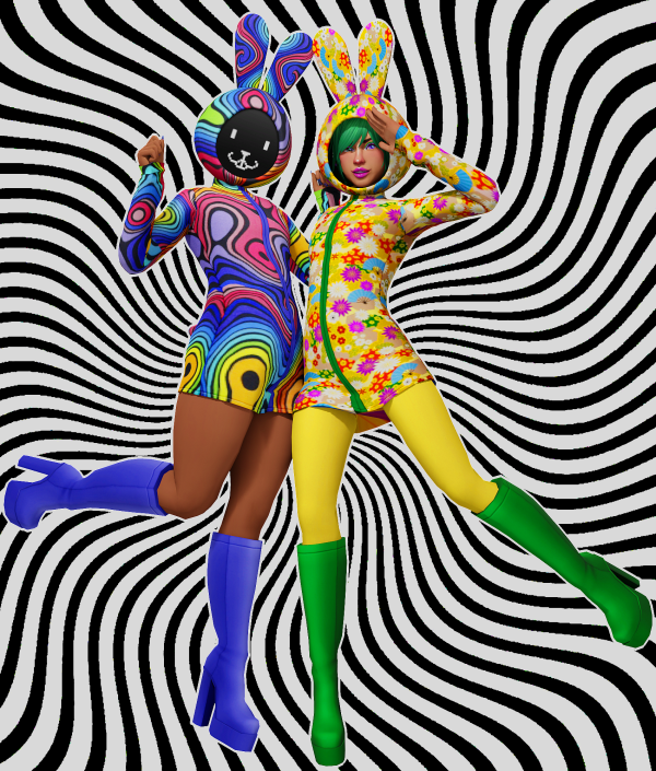 Maxis Match Year of the Space Bunny by simsfinds - The Sims 4 Custom Content