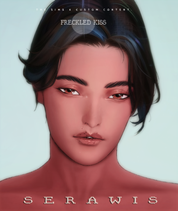 Mix Freckled Kiss (face overlay) by simsfinds - The Sims 4 Custom Content