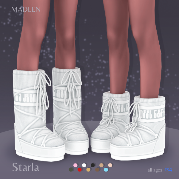 Maxis Match Starla Boots by madlensims - The Sims 4 Custom Content
