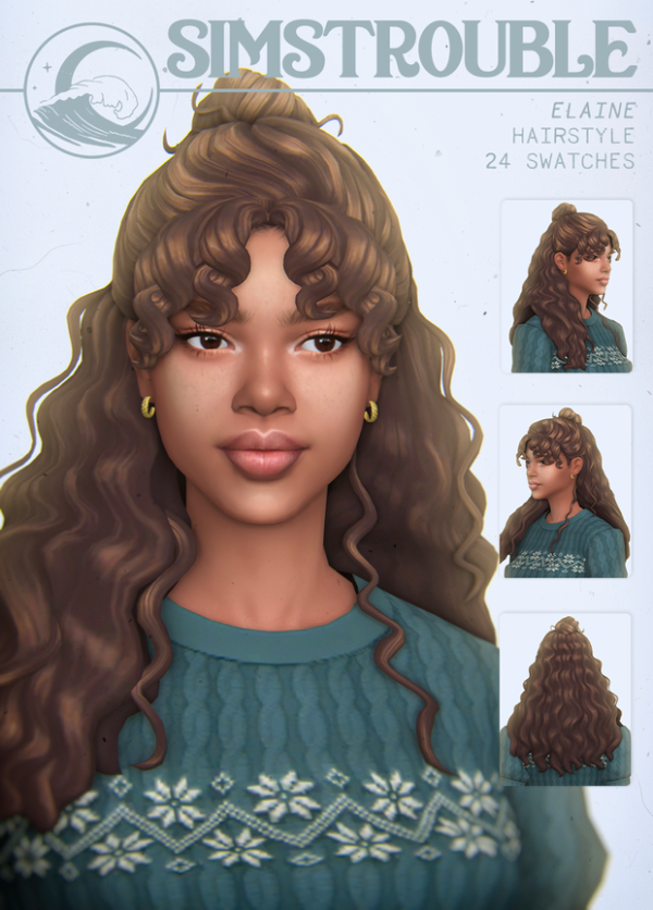 Maxis Match ELAINE by simsfinds - The Sims 4 Custom Content