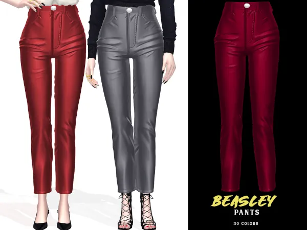 Alpha Beasley Pants by grafity-cc - The Sims 4 Custom Content