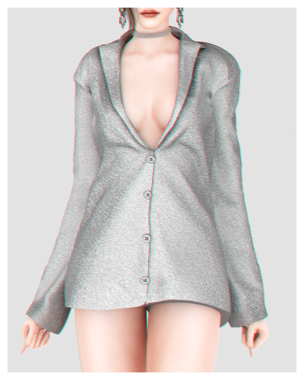 Alpha Milan Shiny Blazer by BackTrack - The Sims 4 Custom Content