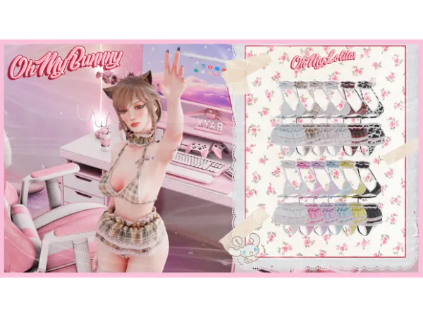 Alpha BUNNY OHMYLOLITA by ohmybunnny2 - The Sims 4 Custom Content