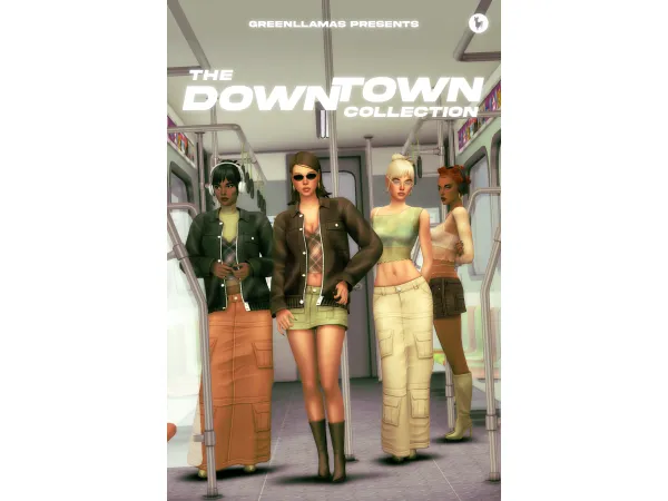 Maxis Match The Downtown Collection greenllamas by greenllamas - The Sims 4 Custom Content