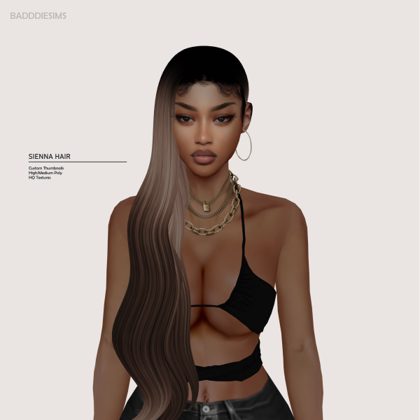 Maxis Match SIENNA HAIR by simsfinds - The Sims 4 Custom Content