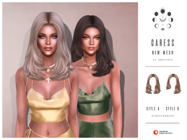 CARESS HAIR by nightcrawlersims