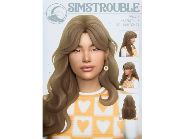 Rhoda Hairstyle by simstrouble Update 16/02/2023