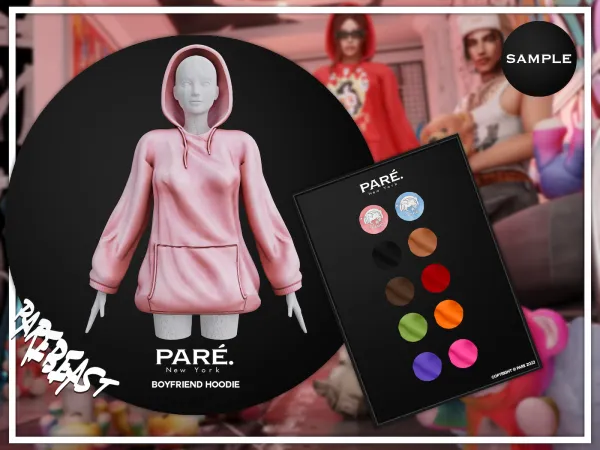 PARE Boyfiend Hoodie (Sample)