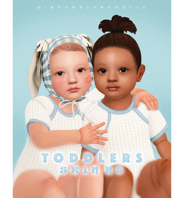 Mix Toddlers skin 5 by simsfinds - The Sims 4 Custom Content