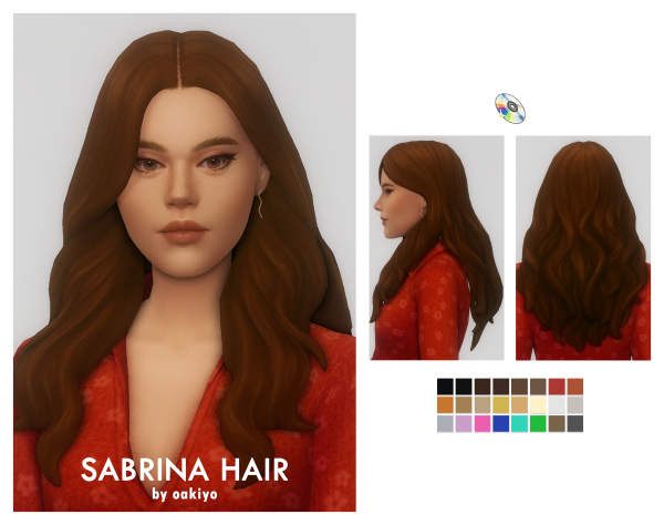 Maxis Match Sabrina Hair by simsfinds - The Sims 4 Custom Content
