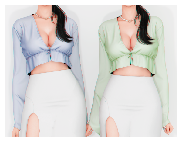 Alpha Ditto Top by plbsims - The Sims 4 Custom Content
