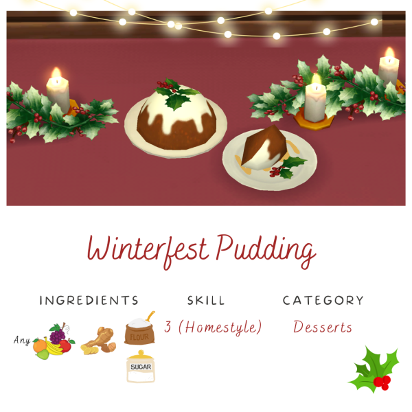 Maxis Match Winterfest Pudding by simsfinds - The Sims 4 Custom Content