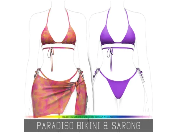 PARADISO BIKINI & SARONG by simpliciaty
