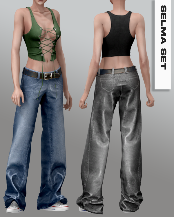 Alpha SELMA SET by simsfinds - The Sims 4 Custom Content