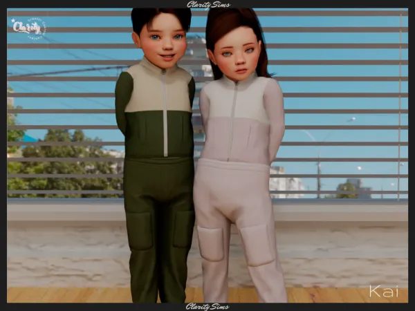 Alpha Kai Set Toddler by clarity-sims - The Sims 4 Custom Content